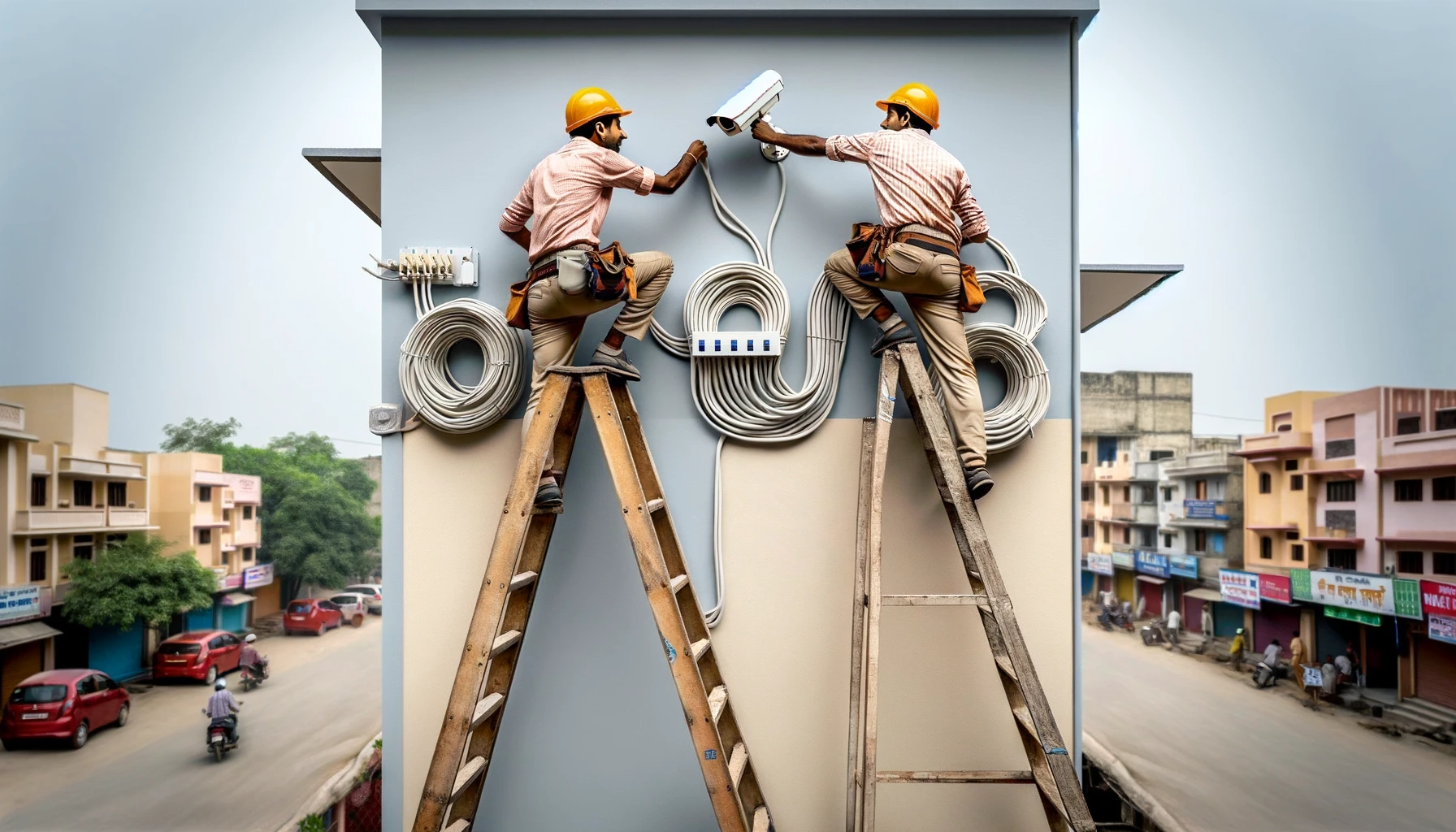 CCTV Installation by Trained Worker in Raipur Chattisgarh India